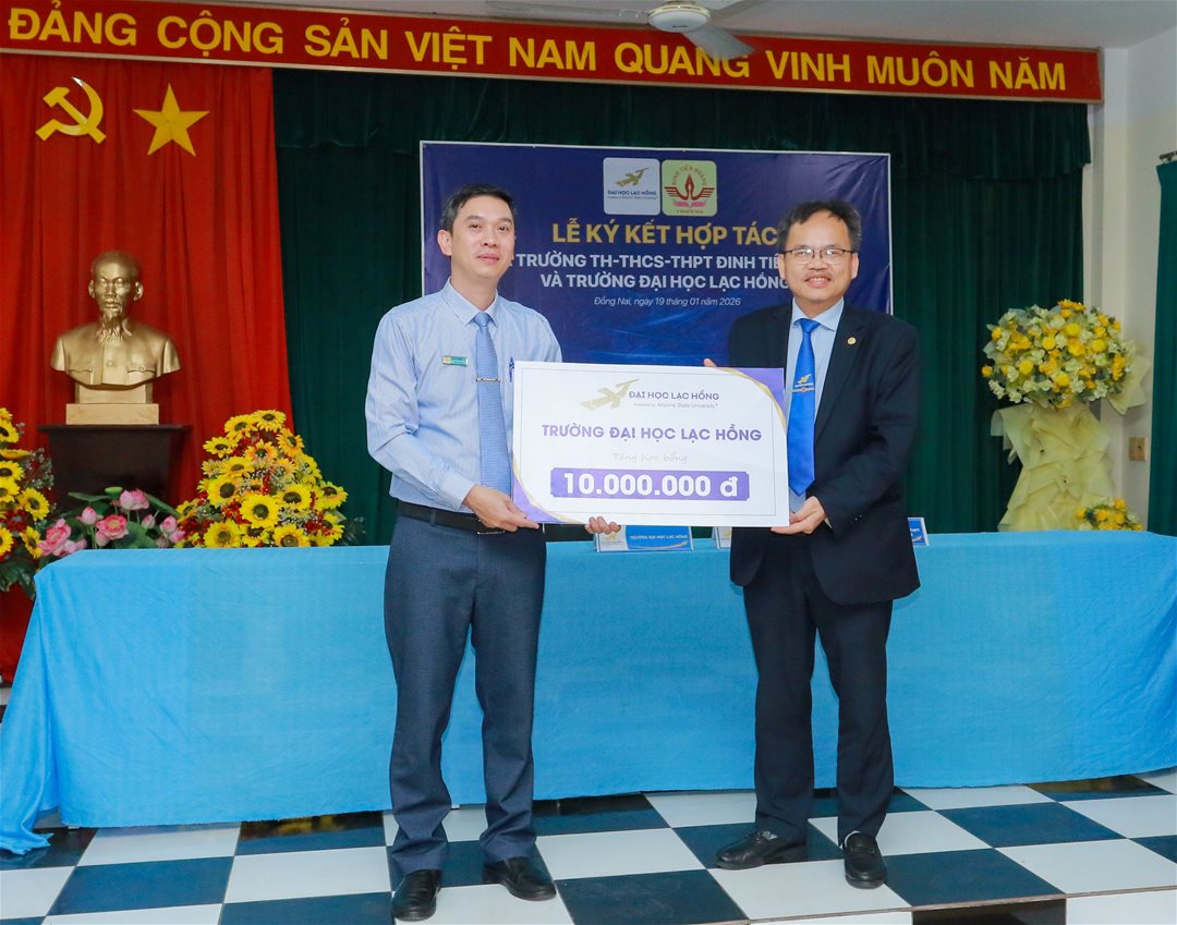 LHU tiếp tục tăng cường kết nối giáo dục cùng Trường TH-THCS-THPT Đinh Tiên Hoàng giai đoạn 2025–2030